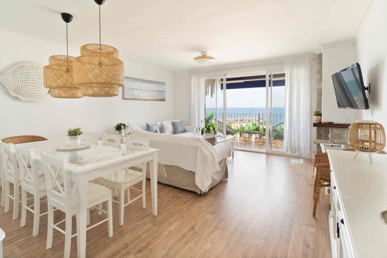 Апартаменты Apartamento Primera Linea De Mar Con Espectaculares Vistas Сан-Поль-де-Мар Экстерьер фото
