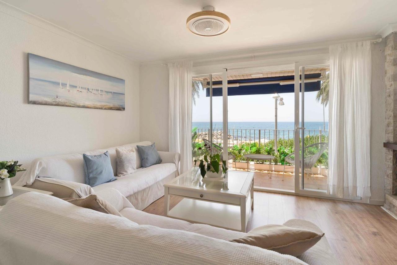 Апартаменты Apartamento Primera Linea De Mar Con Espectaculares Vistas Сан-Поль-де-Мар Экстерьер фото